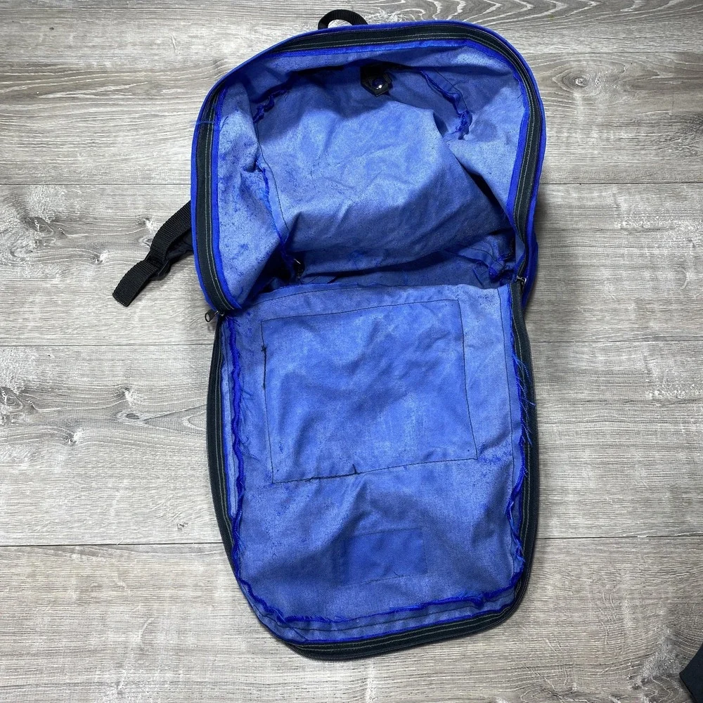 Vintage‎ JanSport Backpack Royal Blue Made in USA Classic Daypack School Bag